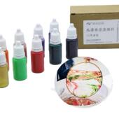 拓颜料遗材料10ml高水浓款 易上色更鲜艳漂漆非漆扇颜料画厂