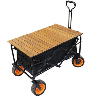 营地车桌营车桌面板折外叠携营地车配件户野露营小推车野便餐手推