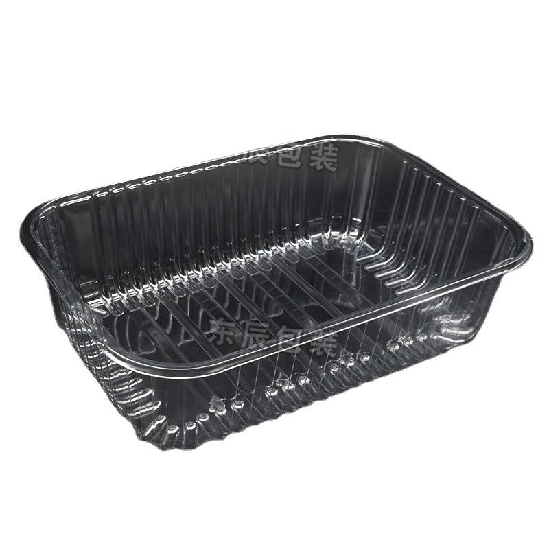28塑1一7VFZ包次性水果生鲜托盘大号西瓜鲜切盒打包透明料食品装
