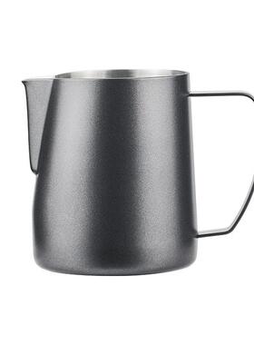 斯咖啡拉花杯缸压纹SF330m尖嘴拉花杯304不锈钢奶泡意式啡450ml70