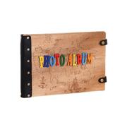 创意纪念iy相粘册10寸立体d礼品活页相册卡通自式 木质相册