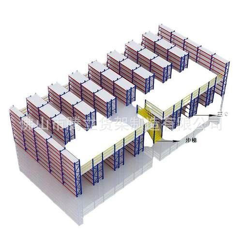 重型阁楼货架工厂货物阁楼平台现货大号仓库多层大型仓储货架