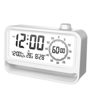 闹钟一体小夜灯学生灯律闹钟可视化计时器自卡倒计时管理器打B238