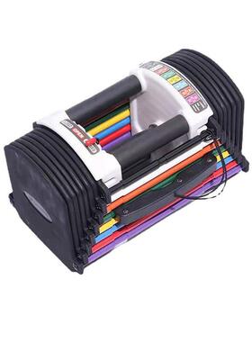 05磅22KFT-PB-5公方块可调节哑铃抽屉式感设计可扩斤展手更舒适健