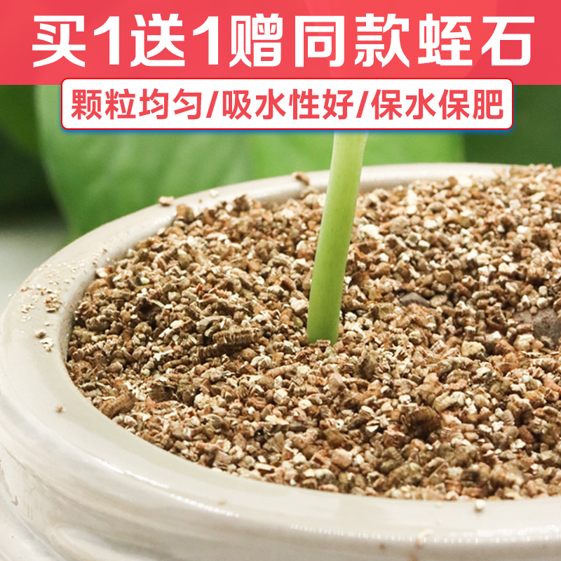 园艺盆栽花蛭石无土栽培基质增加介质通透保水性花土家用养花用品