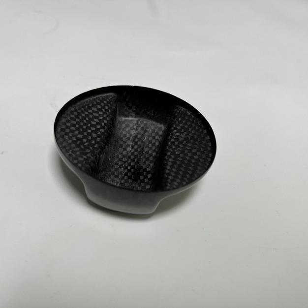 干碳适用于汽车碳纤维油箱盖MP款干碳燃油警示盖油箱内盖装饰改