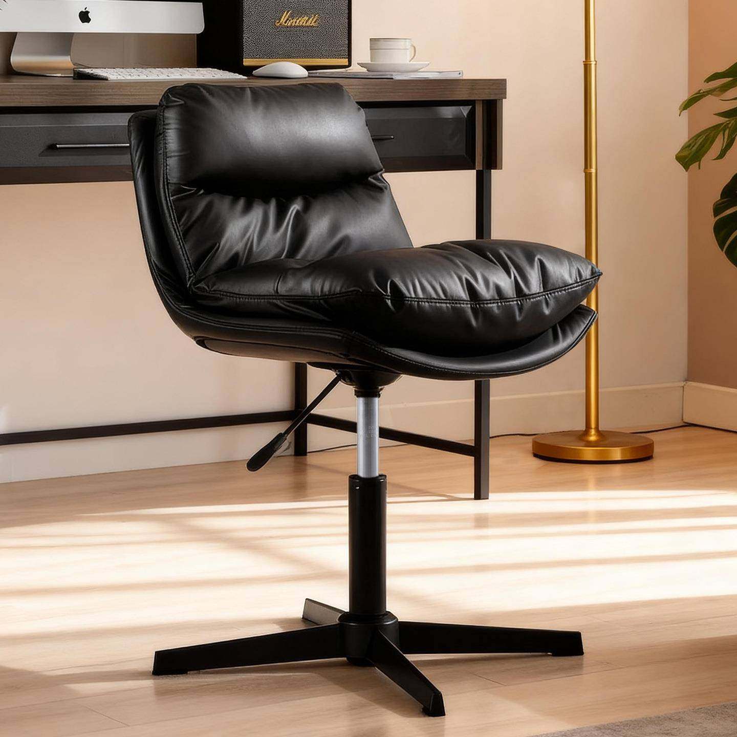 化妆凳家用女生卧室轻奢高级感梳妆台凳子网红高颜值美甲靠背椅子