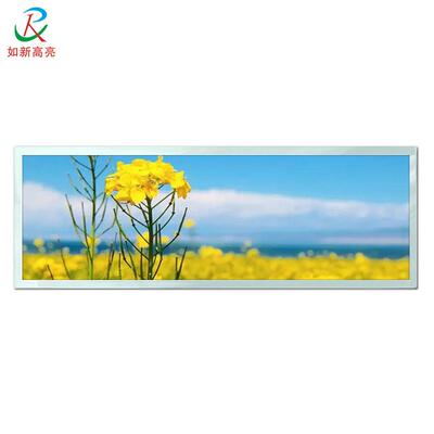 如新高亮19.7寸条形液晶屏长条形显示屏自主切割条形屏商显货架屏