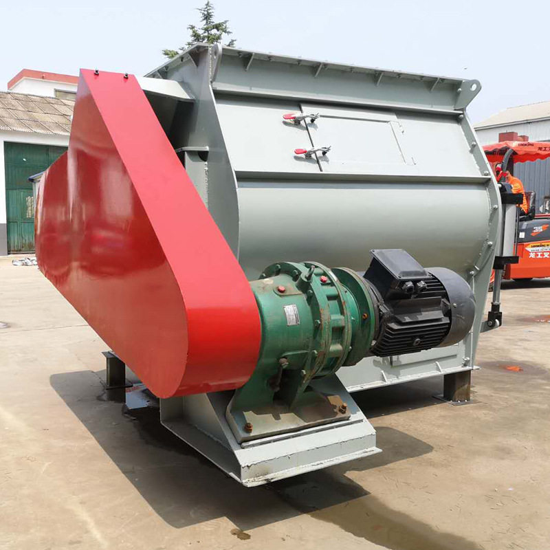 桨叶式双轴无重力干粉搅拌机  轻质石膏砂浆设备 腻子粉混合机