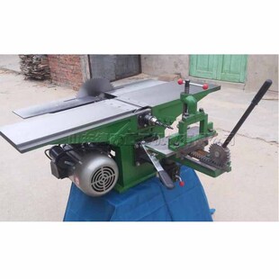 供应台式多用刨床 多功能200型台刨 木工压刨台锯电钻三合一