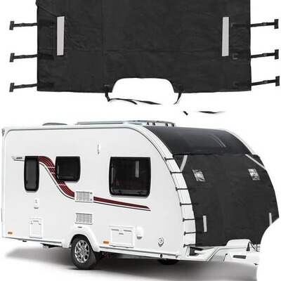 跨境房车前挡雪盖 Caravan Towing Cover拖挂房车雪挡遮阳防尘