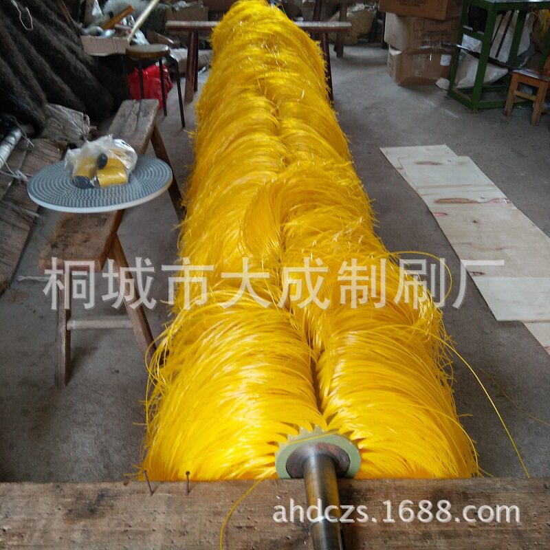 定制开花丝清洗车机 四角丝软长毛刷 护栏清扫布棉条刷 胶条刷子