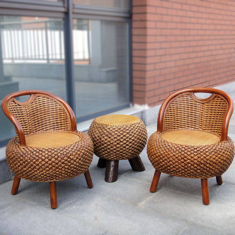 新款藤编小椅子家用单人藤椅矮凳圆凳实木换鞋凳阳台靠背椅简约,橡塑材料及制品,其他塑料制品,淘宝优惠券,粉丝福利购,淘宝优惠卷