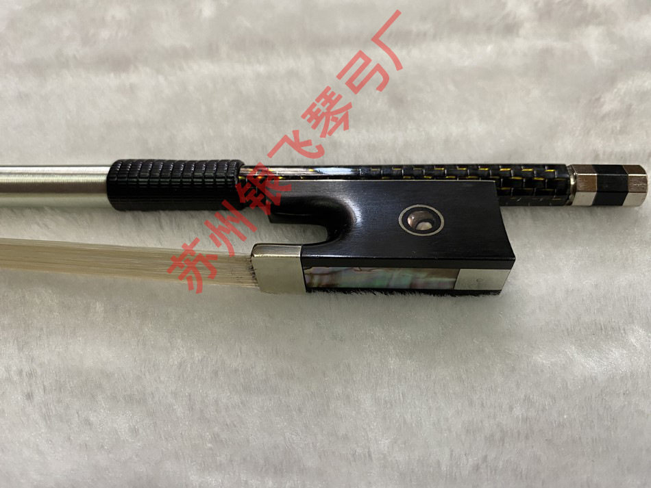 金色丝碳纤维小提琴琴弓乌木铜尾库白马尾小提琴琴弓厂家直销