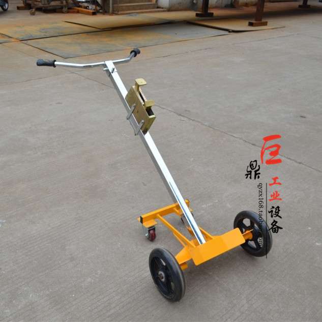 手拉油桶车倒料液压咬嘴多功能油桶450KG手动铁桶塑料桶通用称重