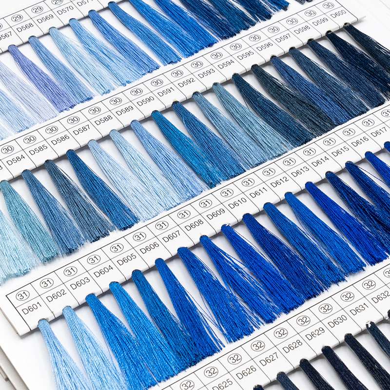 电脑绣花线色卡108d/2涤纶亮光120D双股高速绗缝绣花缝纫线色卡