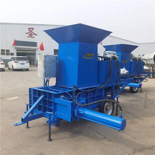 小方捆秸秆压块机压草块的青储打捆机套袋液压草捆机