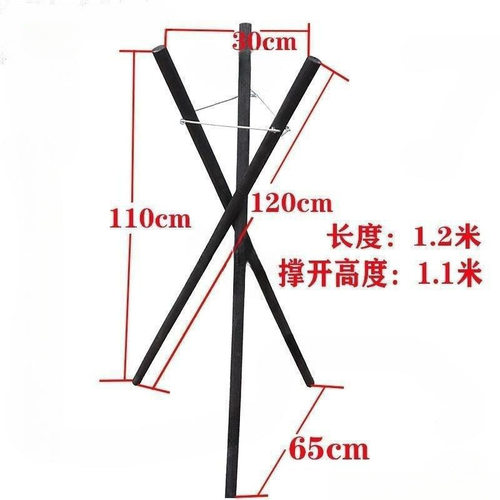 开业店用木质三角插花架