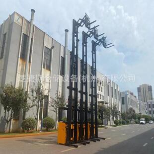 侧站式窄巷道全电动托盘堆垛机1.5吨升高7.5m双伸位前移式叉车