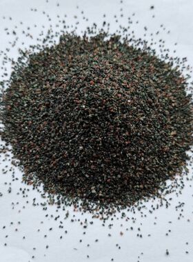 水刀砂无尘绿色石榴石滤料10-20目高压水喷砂除锈船舶喷砂