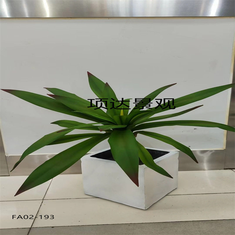 仿真兰花草黄杨草球落地装饰绿色橱窗花艺插花造景酒店摆件花卉