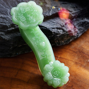 速发七彩琉璃水晶如意小摆件祥财乔业开迁礼品吉招如意家居客厅装