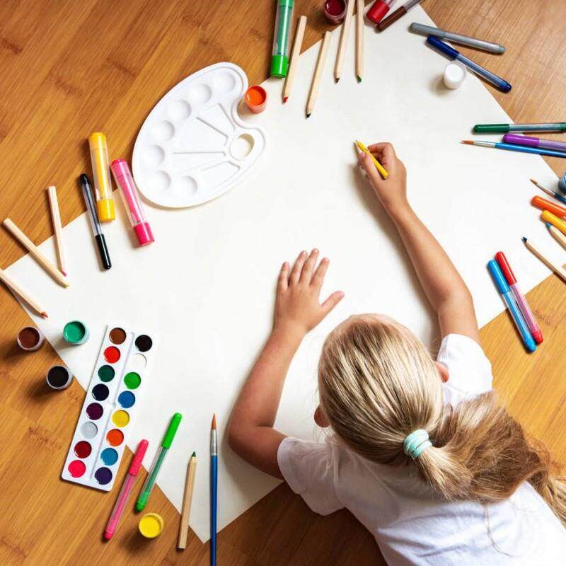 速发大张绘画画纸儿童涂鸦幼儿手绘超大白纸空白幼儿园水彩笔画美