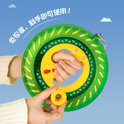 速发轮筝线风盘防倒转省握向轮大轴承带线手力高级凯夫拉收线器