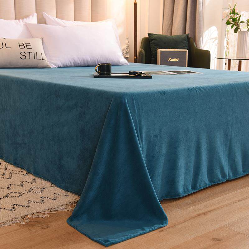 定做订制加厚牛奶绒床单榻榻米大炕单短毛绒水晶绒法兰绒毛绒被单