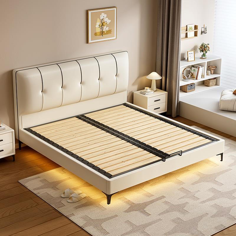 全实木小户型齐边床钢木排骨架床可定制任意尺寸床架家用卧室