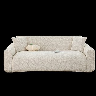 麻感雪尼尔2025新款沙发套罩全包一体式防滑懒人弹力沙发保护套