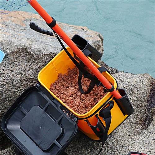 澳仕玛路亚箱多功能鱼箱活鱼桶硬筏钓桶装鱼桶带增氧矶钓打窝桶箱