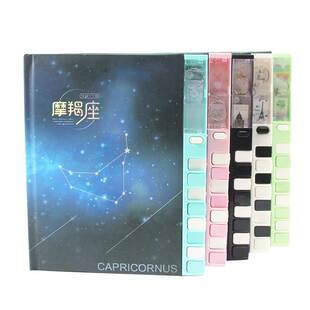 钢琴键密码本十二星座少女心记事本创意可爱公主带锁笔记本日记本