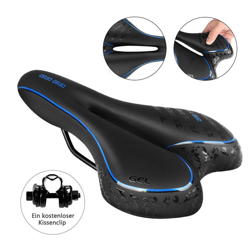 Bicycle Saddle MTB Bike Seat Pad PU Leather Cushion