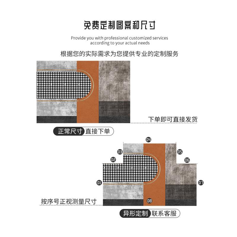轻奢风入户门地垫pvc可擦洗皮革进户门垫防滑大门口高端进门地毯