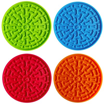 2021 Hot Selling Dog Dispensing Mat Silicone Bowls Dog Lick