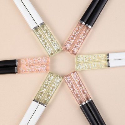 Amber Sakura Japanese Chopsticks Pink Cherry Blossom Sushi