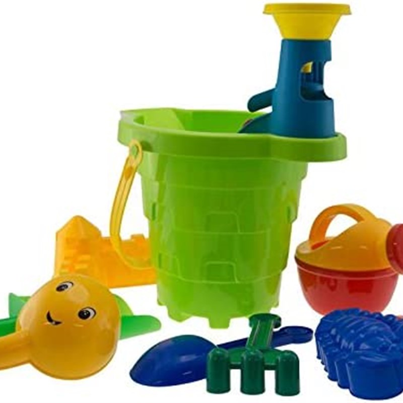 BIECO 06000046 - Great Sand Eimergarnitur Castle  9-Piece  G