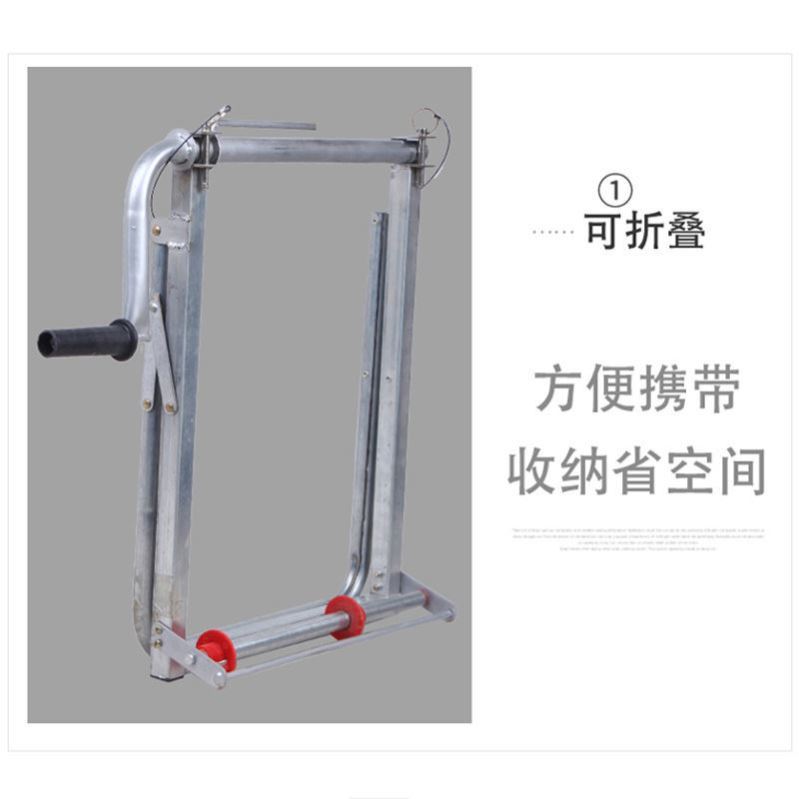 促水带收卷器卷收器农用灌溉水管收放卷收盘机器折叠百米卷管架子