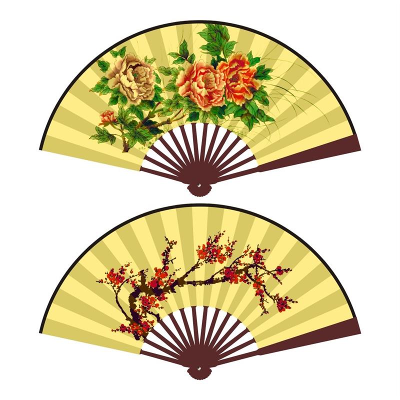 布折扇贵妃醉酒扇子梅花牡丹梨花颂京剧古装舞蹈戏曲扇子梁祝蝴蝶