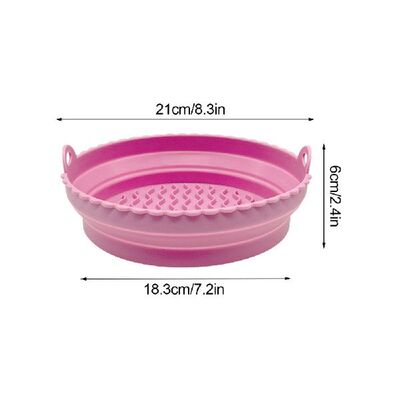 AirFryer Accessories Pizza Plate Baking Basket Foldable