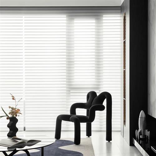 香格里拉窗帘卷帘免打孔百叶窗透光办公室客厅柔纱帘遮光百叶帘