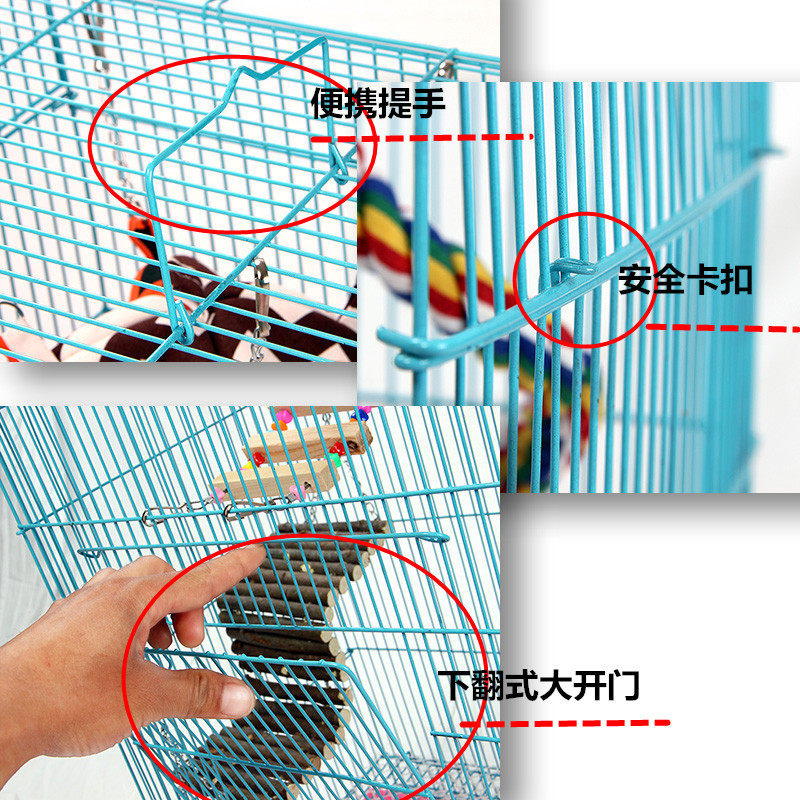 狗狗窝笼垫三层魔王松鼠金花笼子蜜袋鼯飞滑鼠大仓鼠豚鼠别墅笼子