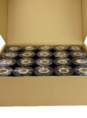 蜡基碳带40-110300m卷黑色条码不干胶铜版纸标签打印机碳带优惠