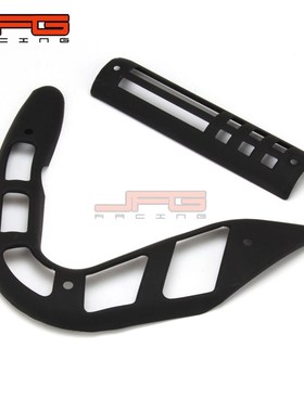 适用越野摩托车PW80排气管隔热板塑料防烫板