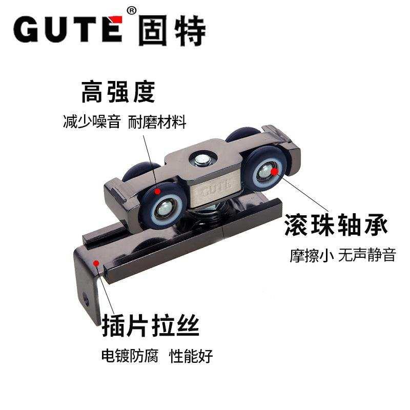 。吊轮木移门导轨滑轮上吊轨玻璃门轨道滑轨吊门木门拉门厨房/