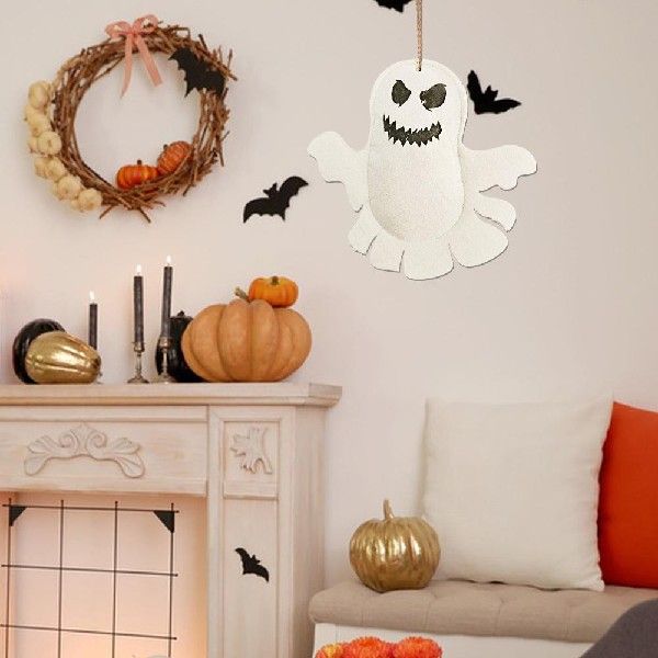 Ghost Pendant Halloween Party Decoration Charm Hanging For