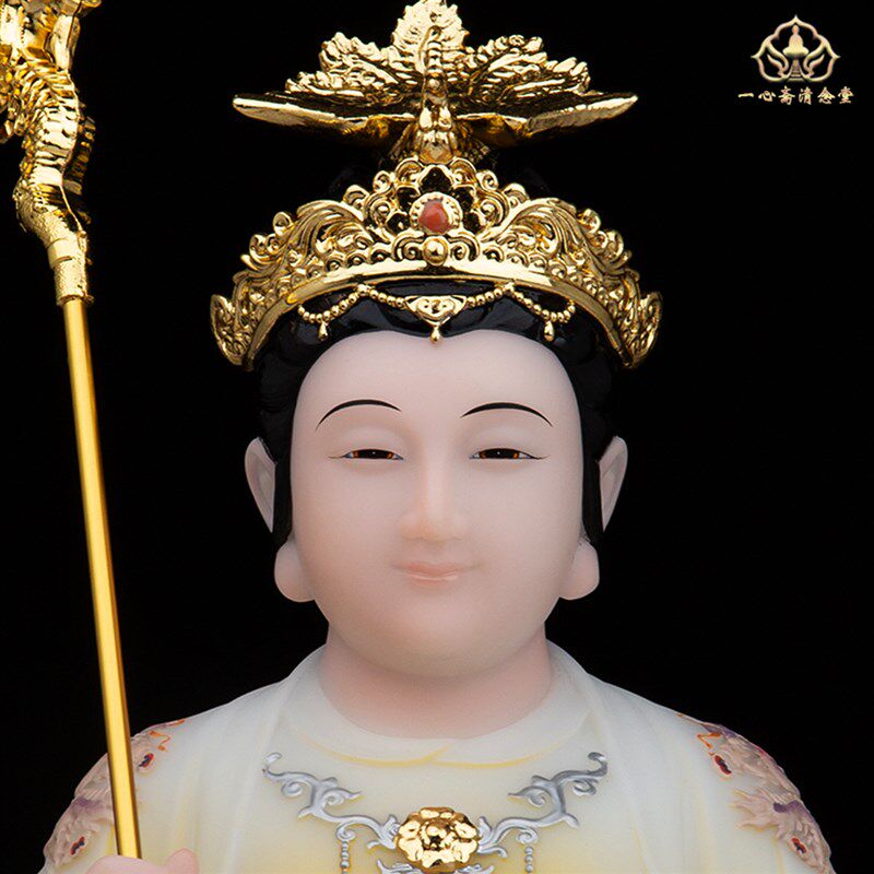 树脂九龙圣母神像圣母娘娘九莲三圣母龙王龙母娘娘人物供奉摆件