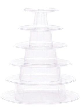 6layer Cupcake Macaron Display Stand Easy Installation