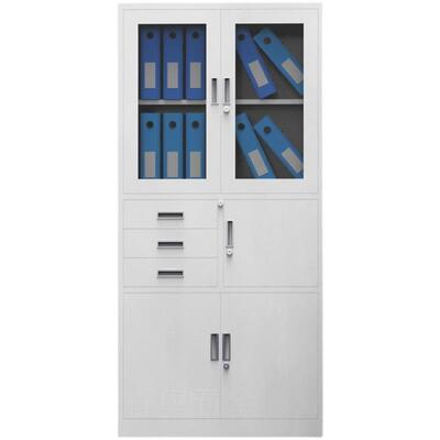 。松原钢制办公铁皮文件柜档案柜财务凭证柜资料柜员工收纳柜小矮